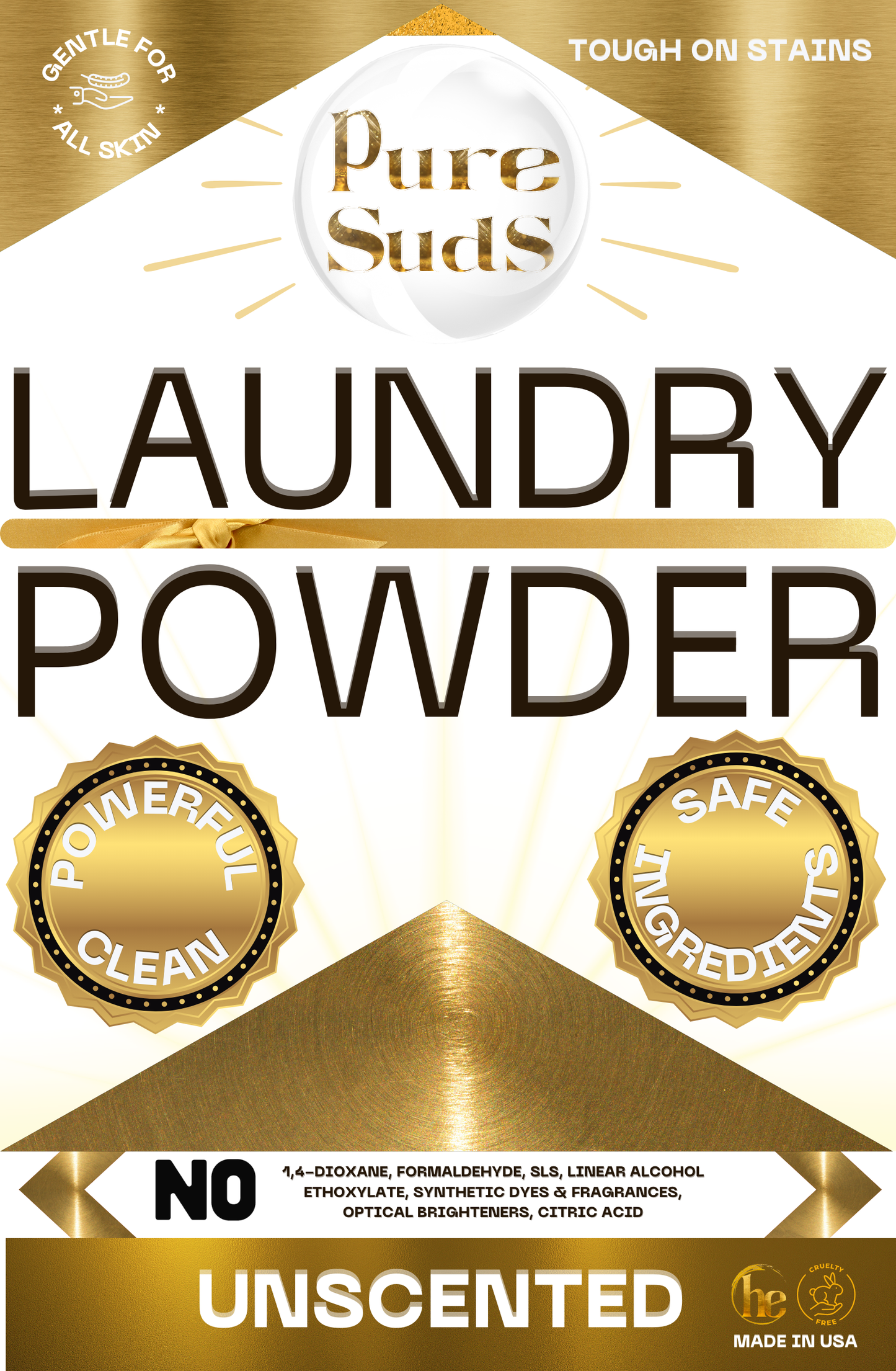 Unscented Laundry Powder